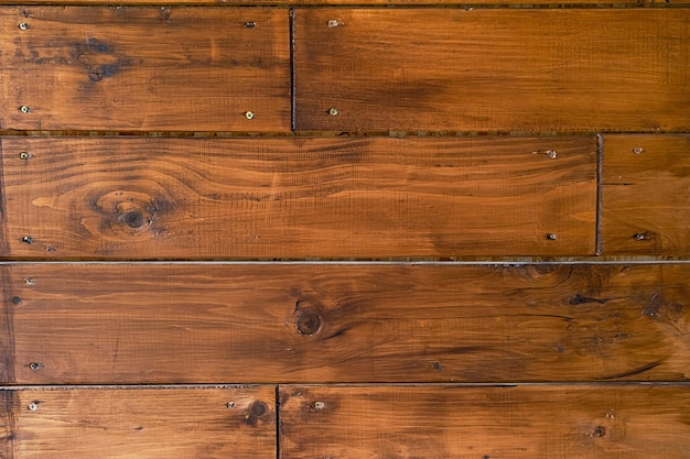 Brązowa drewniana deska ściana Vintage drewno deska tło szorstkie ziarno twardego materiału tekstury