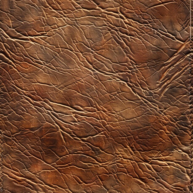Zdjęcie brązowa powierzchnia skórzana z wzorem brązowej skóry