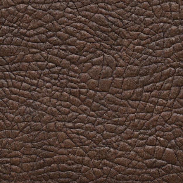 Brązowa skórzana tekstura z wysokimi szczegółami w tle