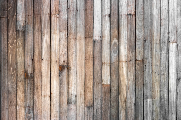 Zdjęcie brązowe drewniane deski ściany tekstura tło (naturalne wzory drewna) dla projektu.