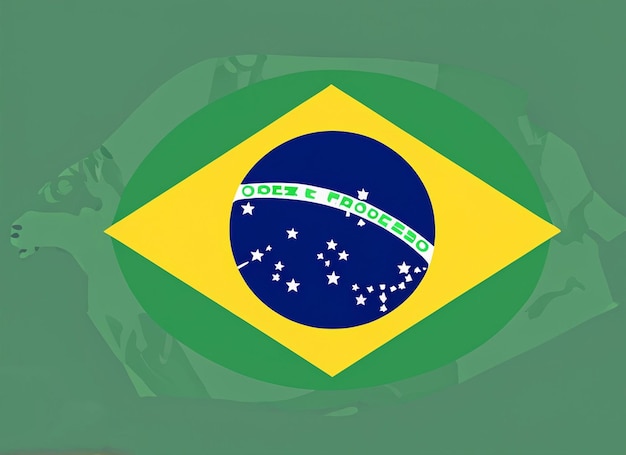 Zdjęcie brazylia banderą