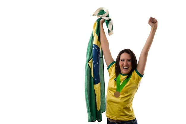 Brazylijska lekkoatletka, zdobywająca złoty medal