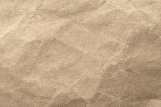 Brown zmięty papierowy tekstury tło.