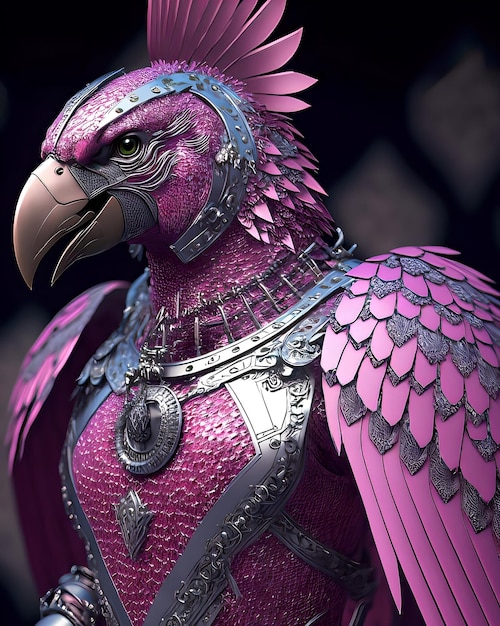 Brutalna metalowa papuga