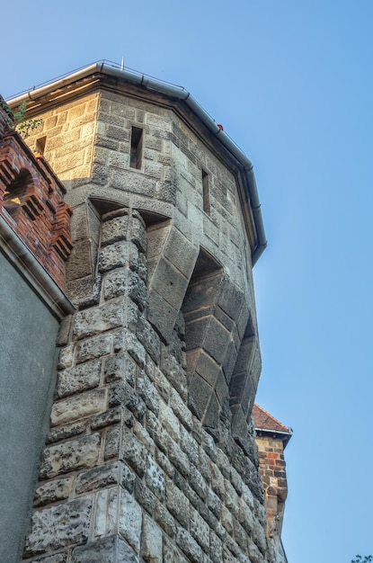 Budapeszt, Węgry 21.08.2021. Zamek Vajdahunyad W Parku Miejskim W Budapeszcie, Węgry, W Słoneczny Letni Poranek