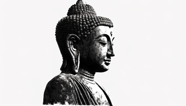 Budda purnima lub ilustracja dnia vesak Generatywne ai