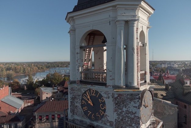 Budowa nowego osiedla mieszkalnego Domy wielopiętrowe Kilka dźwigów