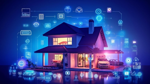 Budowa systemów inteligentnego domu Skrypty konfiguracji inteligentnych urządzeń Generative AI i Internet of Things Projektowanie inżynieryjne infrastruktury cyfrowej domu