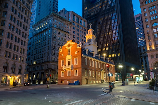 Budynek Boston Old State House w Massachusetts