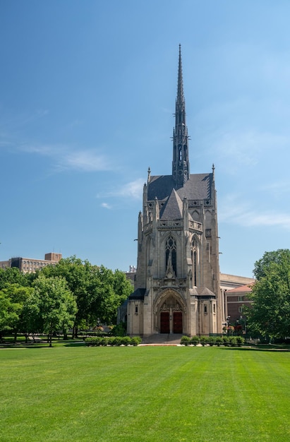 Budynek Kaplicy Heinza Na Uniwersytecie W Pittsburghu