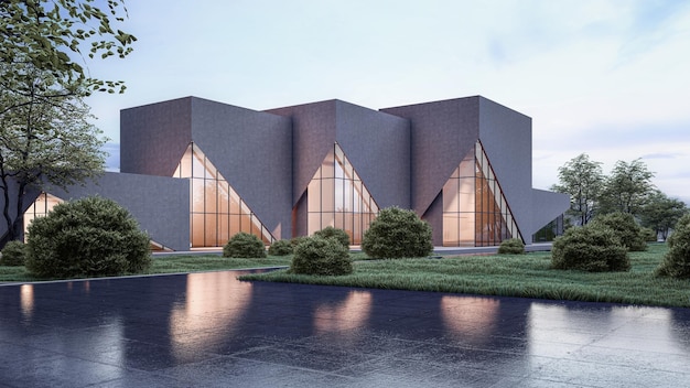Budynek nowego muzeum sztuki nowoczesnej