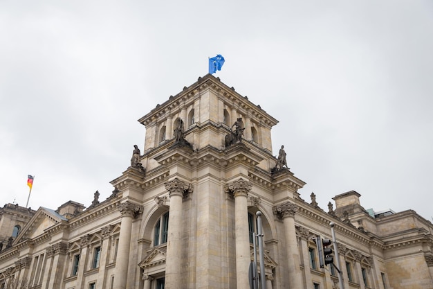 Budynek parlamentu niemieckiego Reichstagu w Berlinie Niemcy