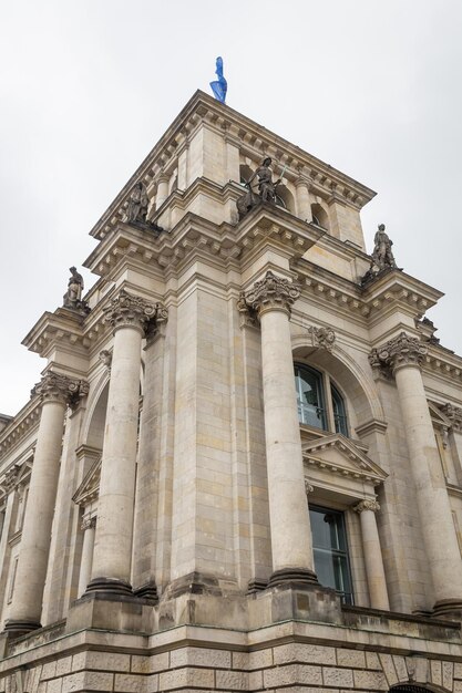 Budynek parlamentu niemieckiego Reichstagu w Berlinie Niemcy