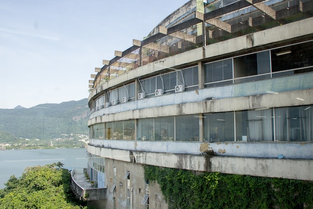 Budynek Starego Hotelu Na Szczycie Slumsów Cantagalo W Brazylii