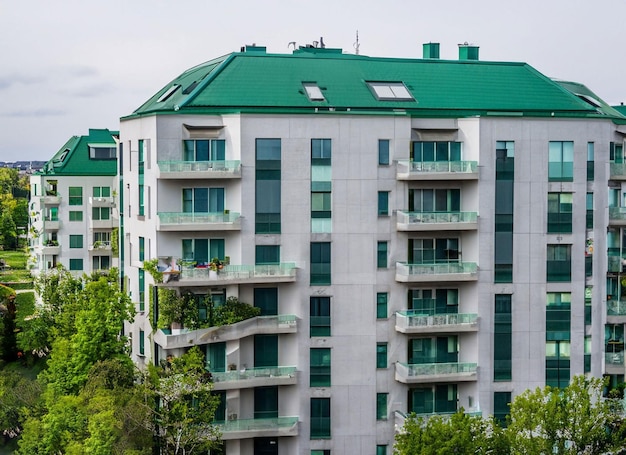 Budynek, w którym znajduje się hotel