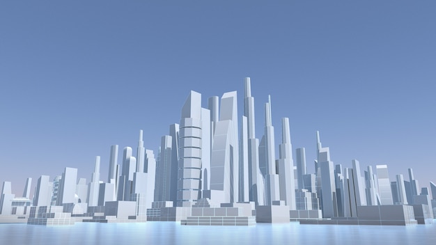 Budynki 3D o niskich wielokątach