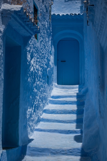 Budynki miasta Chefchaouen