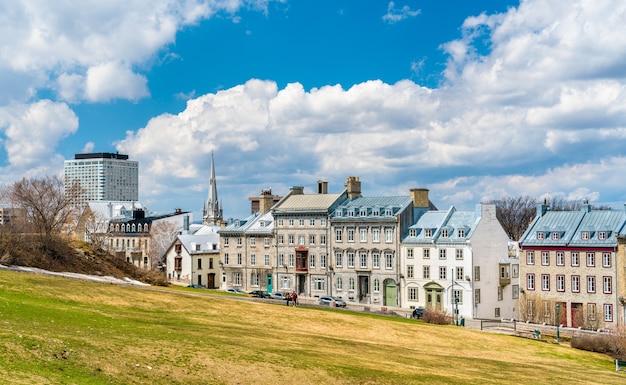 Budynki na starym mieście w Quebec City - Kanada