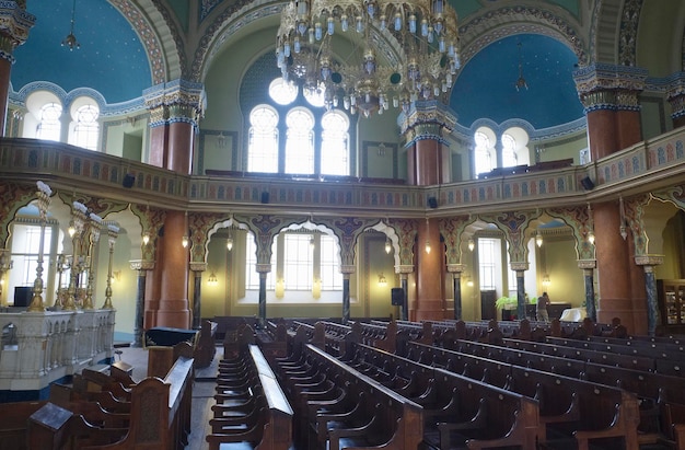 Zdjęcie bułgaria, sofia; wnętrze synagogi