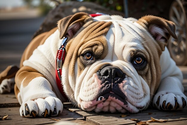 Bulldogi delikatne oczy