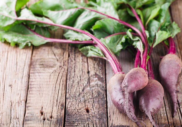 Bunch Baby Beets With Foliage