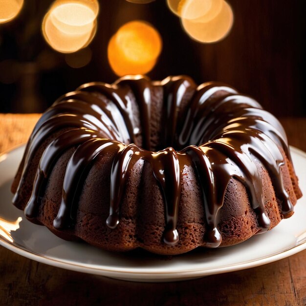 Bundt Cake tradycyjny popularny słodki deserowy tort