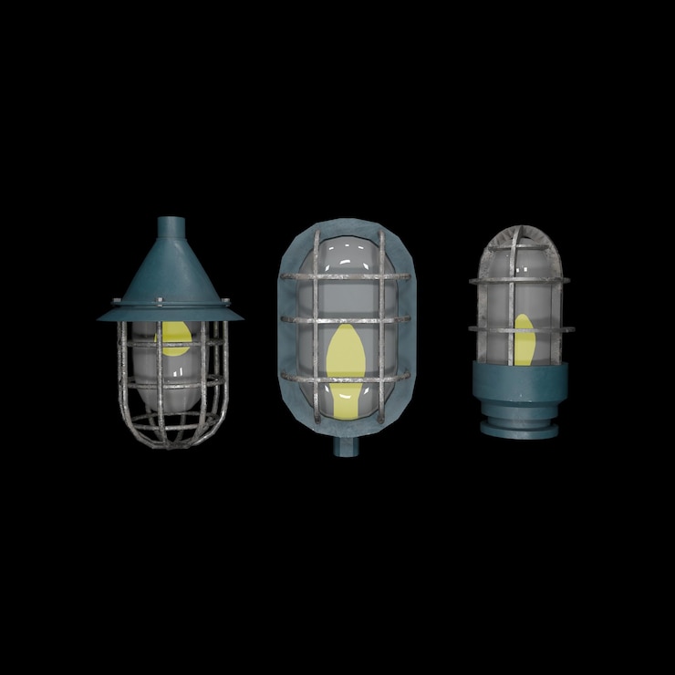 Zdjęcie bunker light model 3d