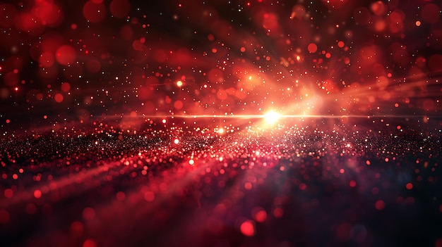 Bursting Light Flares With Explosion Flares and Ruby Color F Glowing Texture Y2K Collage Light Art