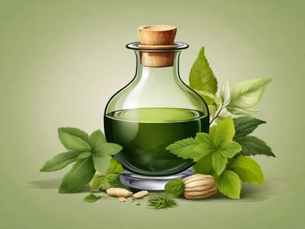 butelka oleju z oliwek siedzi obok butelki oliwy z oliwek