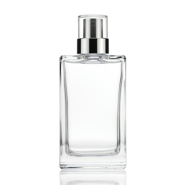 Butelka perfum izolowana na białym tle