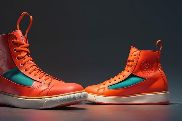 Buty do koszykówki buty sportowe obuwie codzienne różne rodzaje butów wyświetlają tło produktu