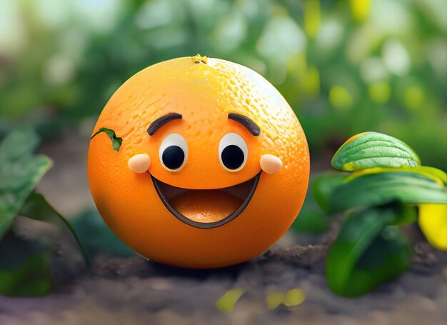 Buźka Słodka pomarańcza w Światowym Dniu Uśmiechu w Ogrodzie
