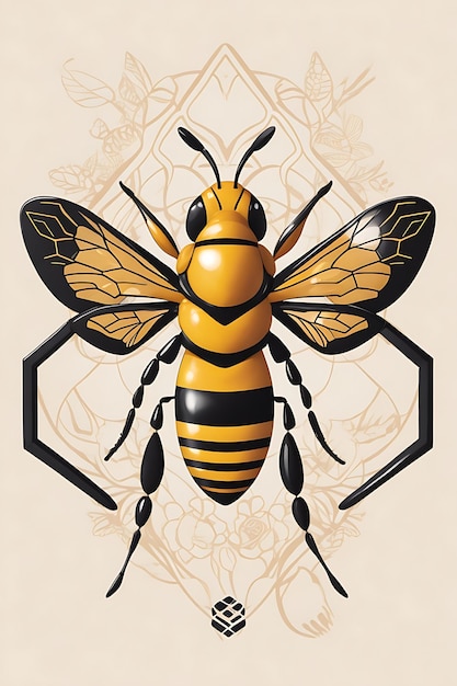 Buzzworthy Bee Naklejka i kolekcja wektorów
