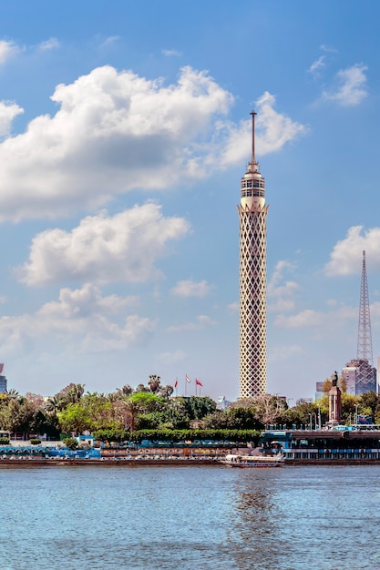 Cairo Tower Sunlit