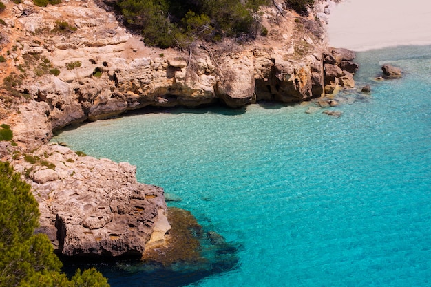 Cala Mitjaneta Na Minorce Ciutadella Na Balearach