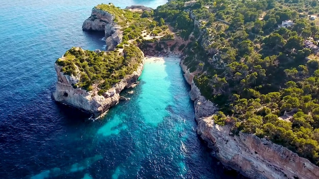 Cala salmunia Obrazy plaża na Majorce