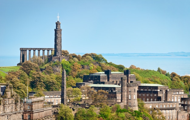 Calton Hill w Edynburgu w Szkocji