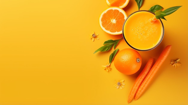 Cały sok pomarańczowy, letni sok