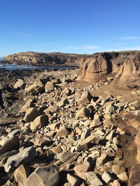 Zdjęcie cambria shore rock view