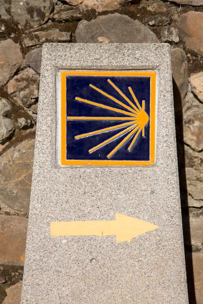 Camino de Santiago - Droga św. Jakuba, Znak, Astorga, Hiszpania