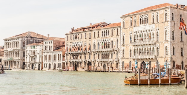 Canal Grande To Najważniejszy Kanał Wenecji Ze Wspaniałym Punktem Widokowym