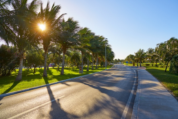 Cancun Mexico Kukulcan blvd Meksyk