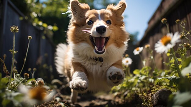 Canine Charisma uchwycił serdeczny portret najlepszego przyjaciela człowieka Generative AI