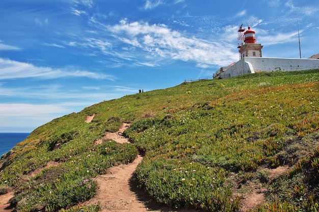 Cape Roca na Oceanie Atlantyckim Portugalia