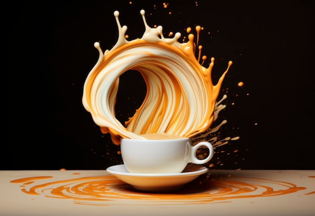 Cappuccino splash