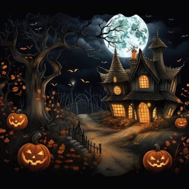 Capricious Enchantment Under the Halloween Moon Zaklęcia mieszanka Cottagecore Fairytalecore