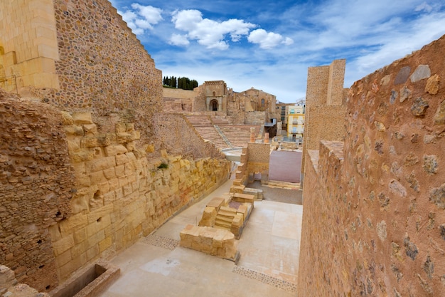 Cartagena Roman Amphitheatre w Murcia Hiszpania