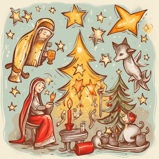 Zdjęcie cartoon christmas