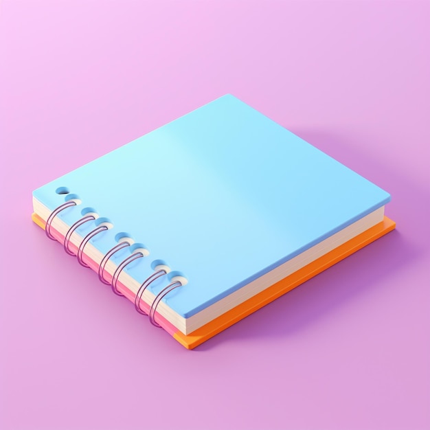 Cartoon notepad 3D