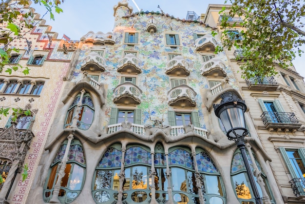 Casa Batlo Budynku Gaudiego W Barcelonie, Hiszpania